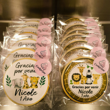 Galletas mantequilla para cumpleaños