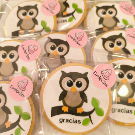 Galletas mantequilla para agradecimientos