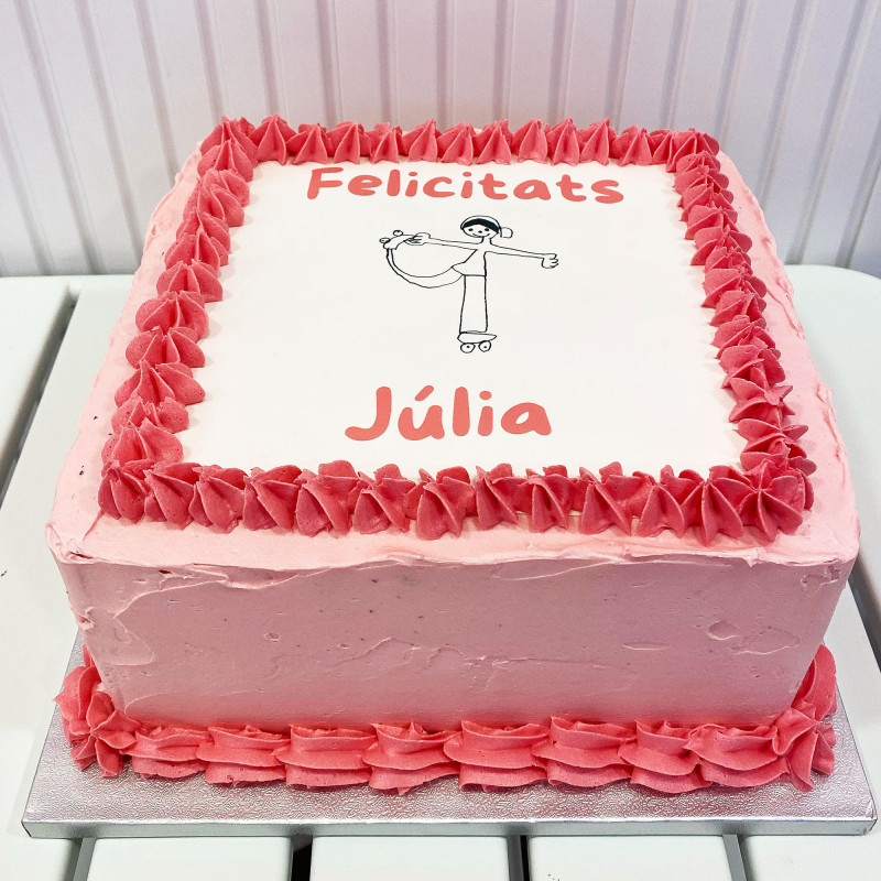 Cumpleaños infantil rectangular